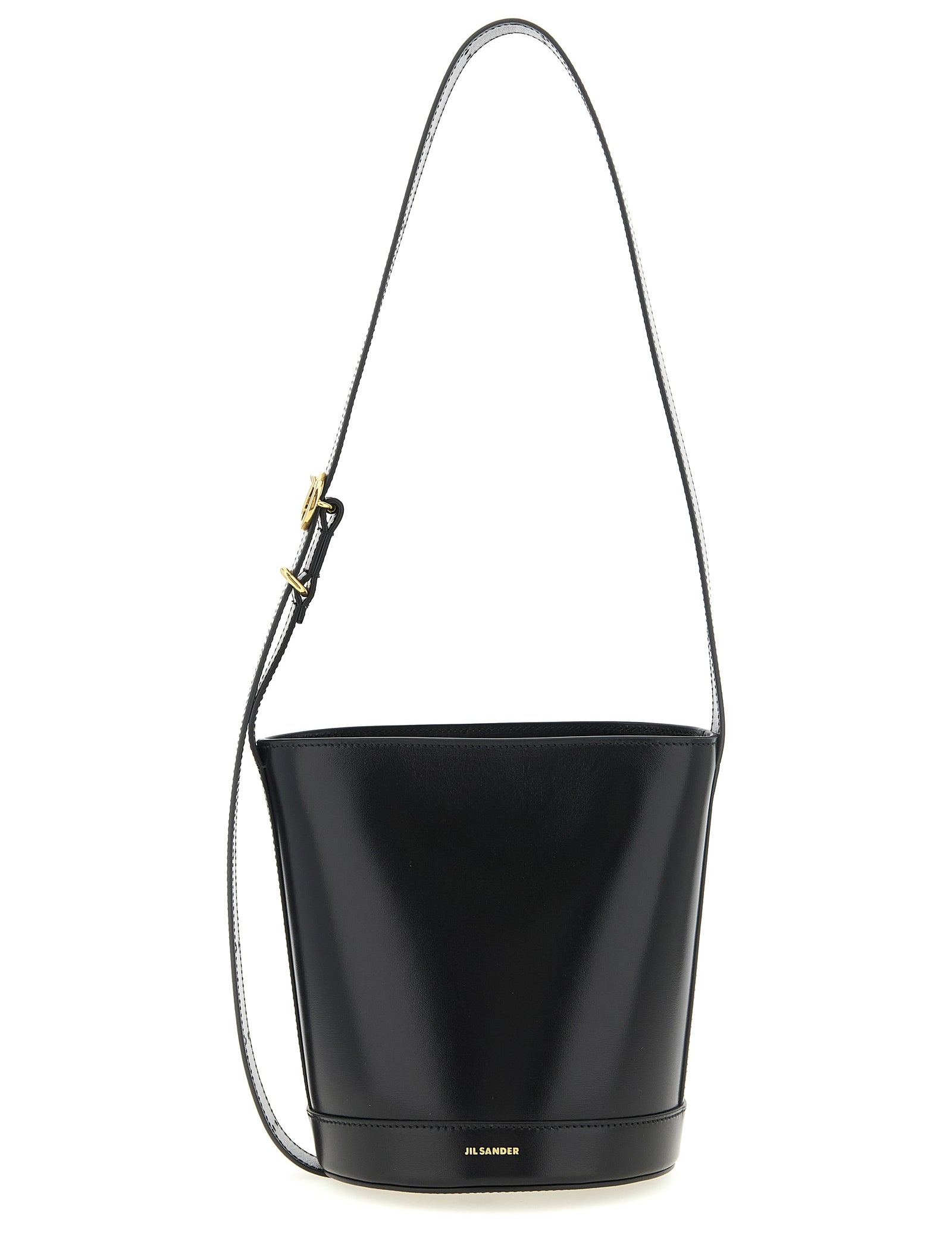 Jil Sander Black Calfskin Shoulder Bag
