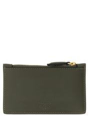 PINKO Green Leather Cardholder