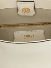 Furla White Calfskin Small 'Roxie' Bucket Bag