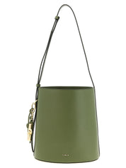 Furla Green Calfskin Bucket Bag