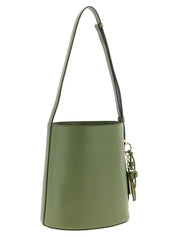 Furla Green Calfskin Bucket Bag