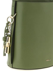 Furla Green Calfskin Bucket Bag