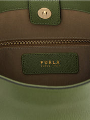Furla Green Calfskin Bucket Bag