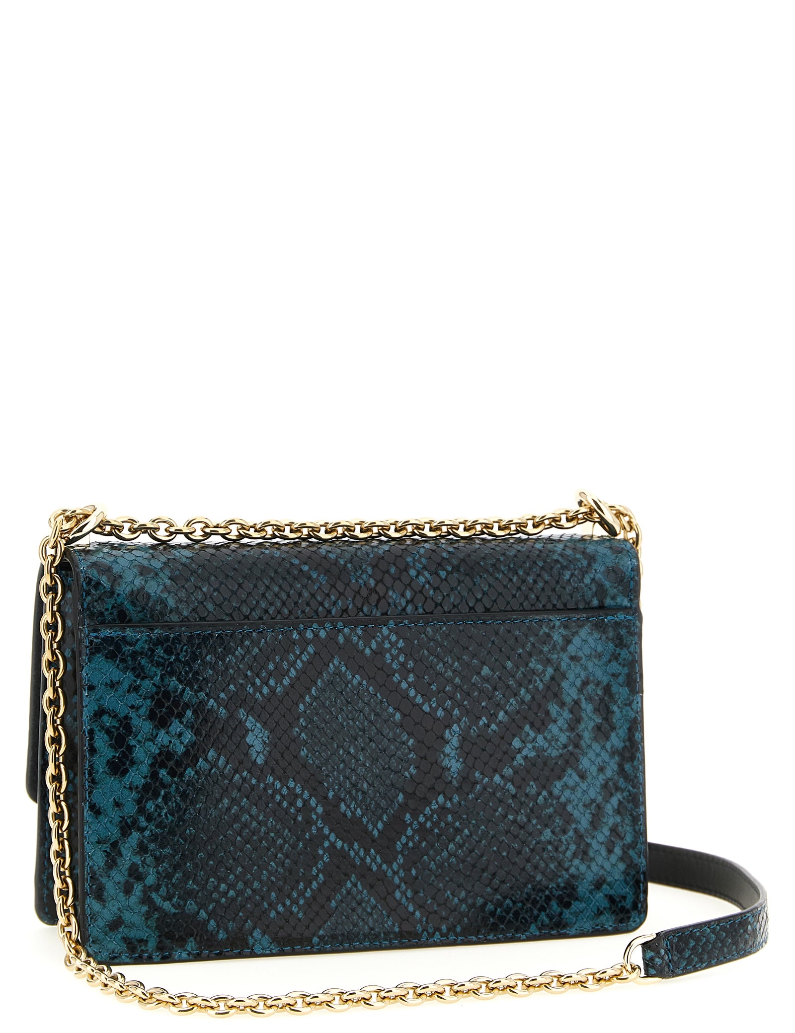 Furla Blue Goatskin Crossbody Bag