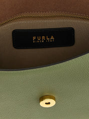 Furla Green Calfskin Crossbody Bag