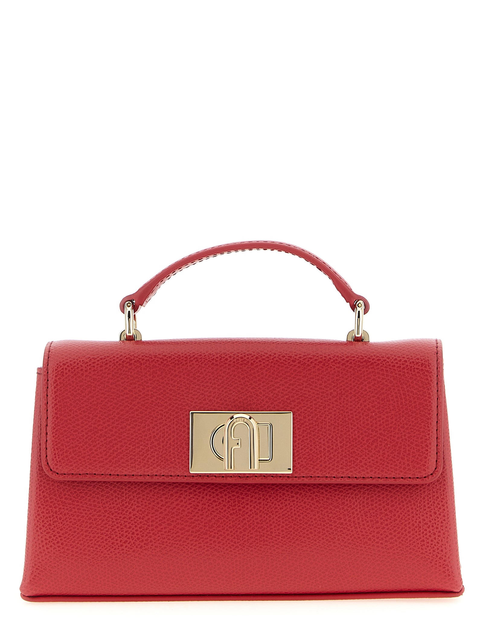 Furla Red Calfskin Crossbody Bag