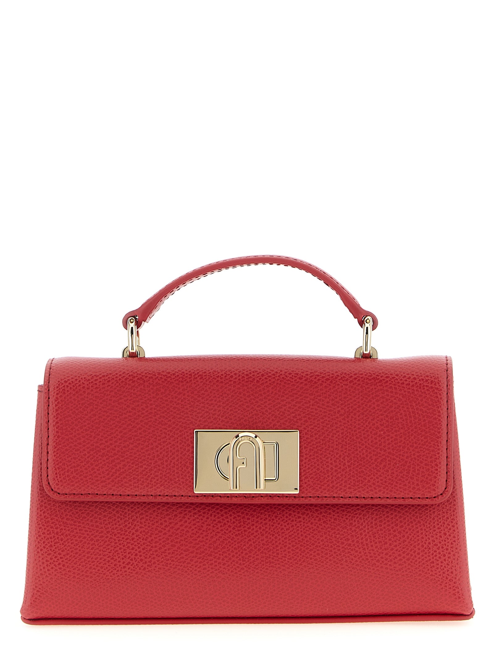 Furla Red Calfskin Crossbody Bag
