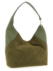 Furla Green Calfskin Shoulder Bag