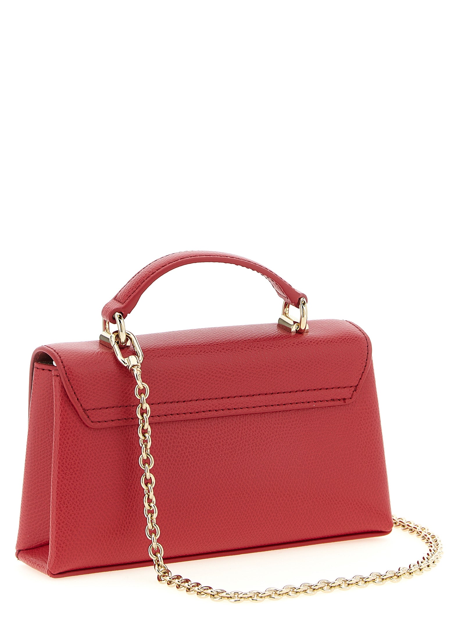 Furla Red Calfskin Crossbody Bag