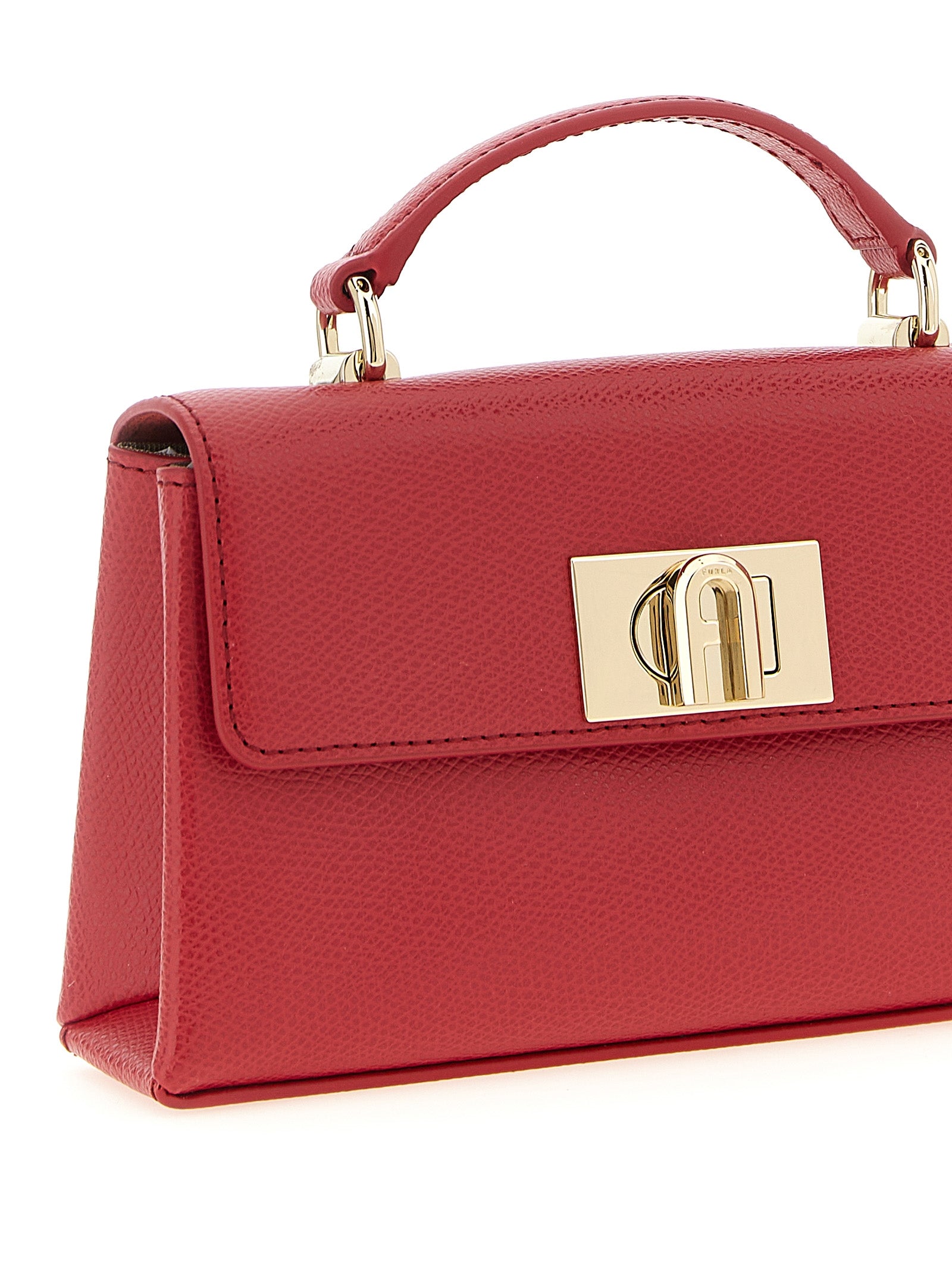 Furla Red Calfskin Crossbody Bag