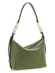 Furla Green Calfskin Shoulder Bag