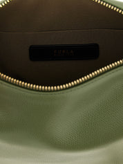 Furla Green Calfskin Shoulder Bag