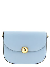 Furla Light Blue Calfskin Crossbody Bag
