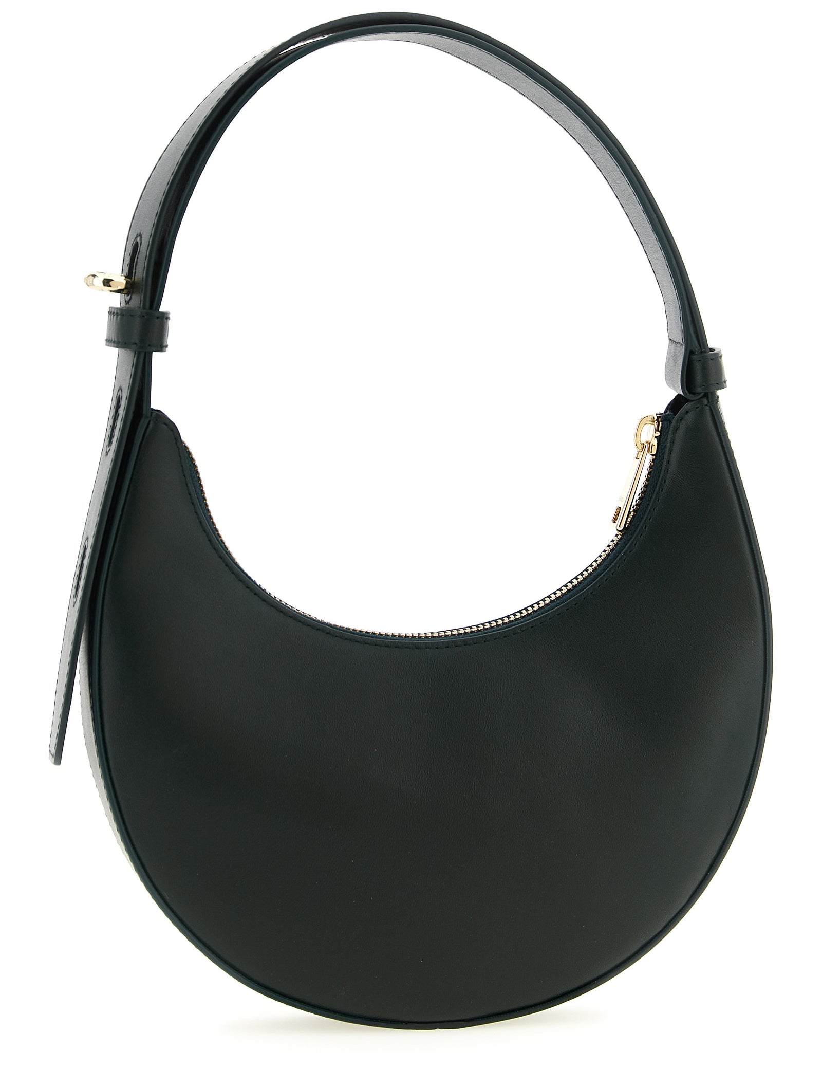 Furla Very Dark Green Calfskin Shoulder Bag