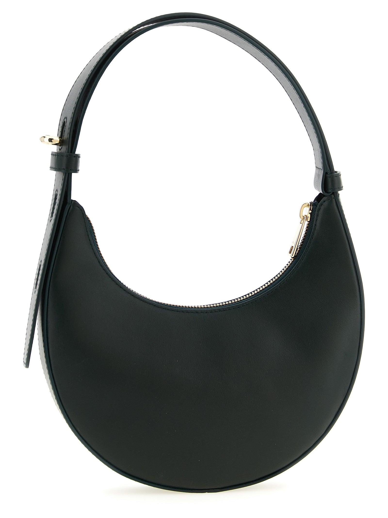 Furla Very Dark Green Calfskin Shoulder Bag