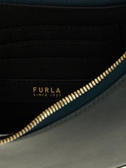 Furla Very Dark Green Calfskin Shoulder Bag