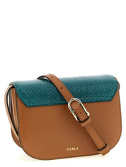 Furla Multicolor Lamb Leather Mini Crossbody Bag