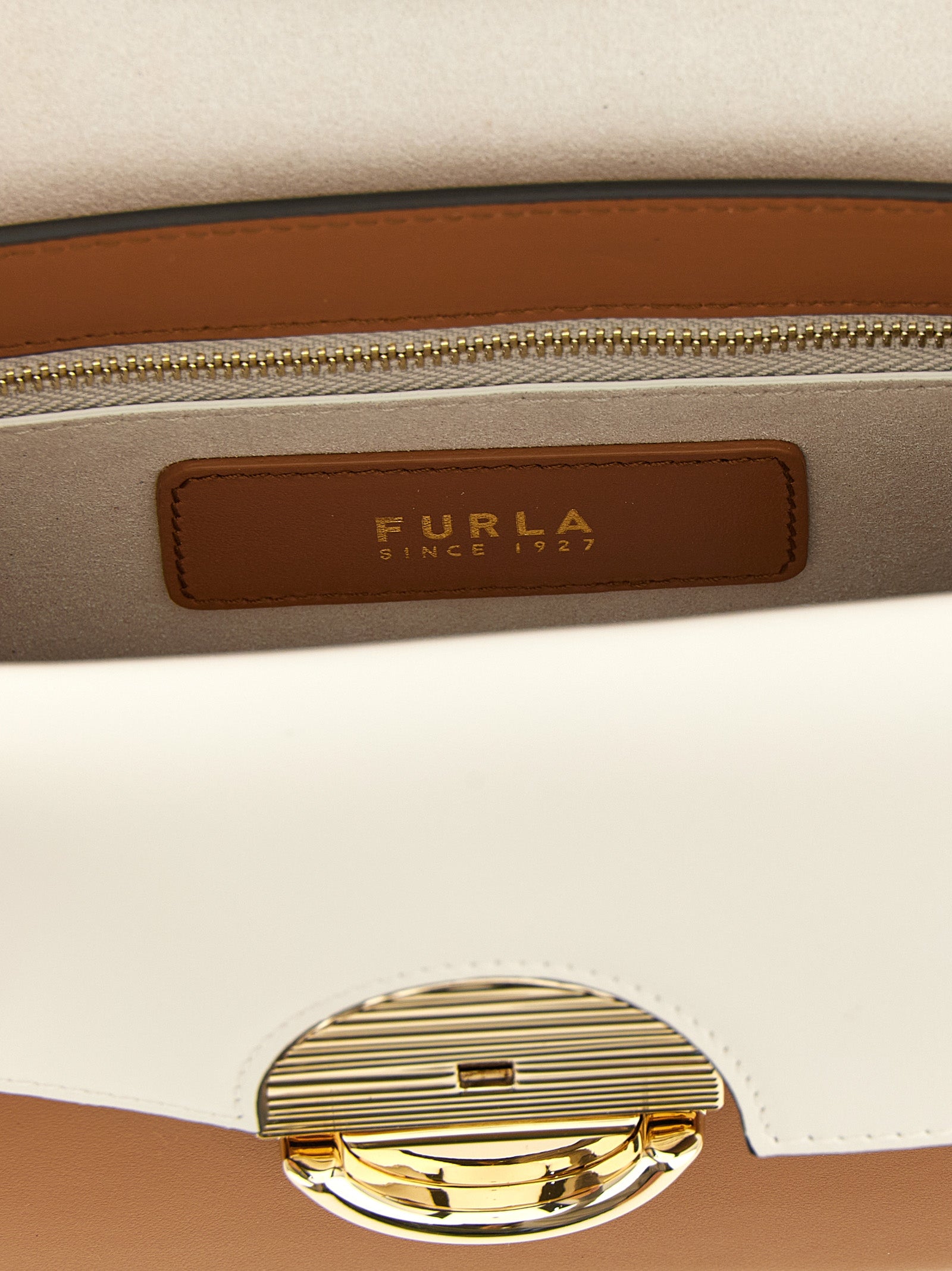 Furla Multicolor Lamb Leather Mini Crossbody Bag