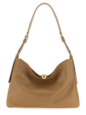 Furla Beige Calfskin Shoulder Bag