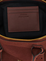 PINKO Bordeaux Suede Shoulder Bag