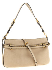 PINKO Beige Leather Shoulder Bag