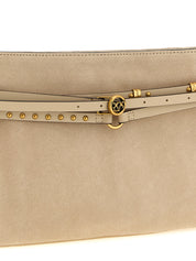 PINKO Beige Leather Shoulder Bag