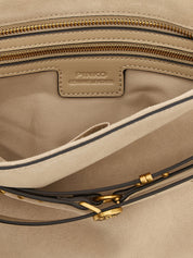 PINKO Beige Leather Shoulder Bag
