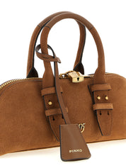PINKO Brown Cowhide Shoulder Bag