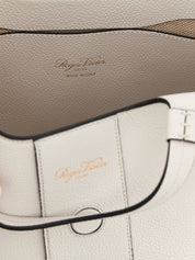 Roger Vivier Gray Calfskin Mini Shopping Bag