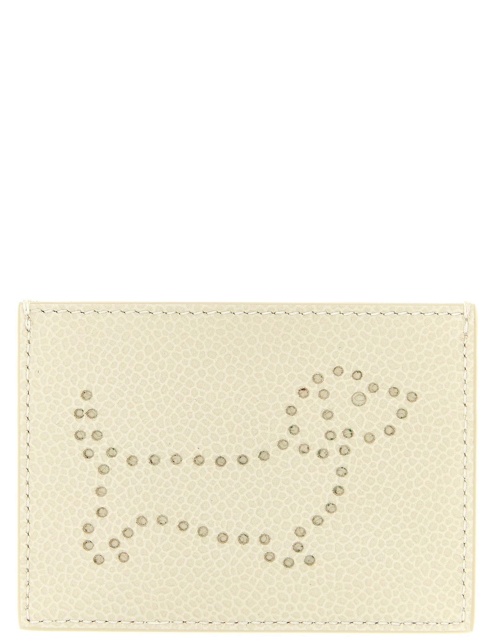 Thom Browne Beige Calfskin Cardholder