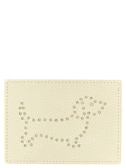 Thom Browne Beige Calfskin Cardholder