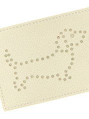 Thom Browne Beige Calfskin Cardholder