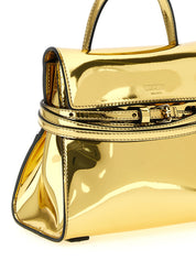 Moschino Gold Polyurethane Handbag