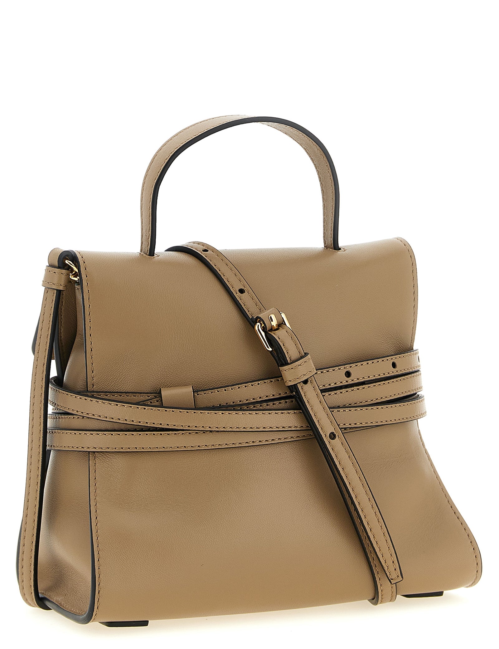 Moschino Beige Nappa Leather Handbag