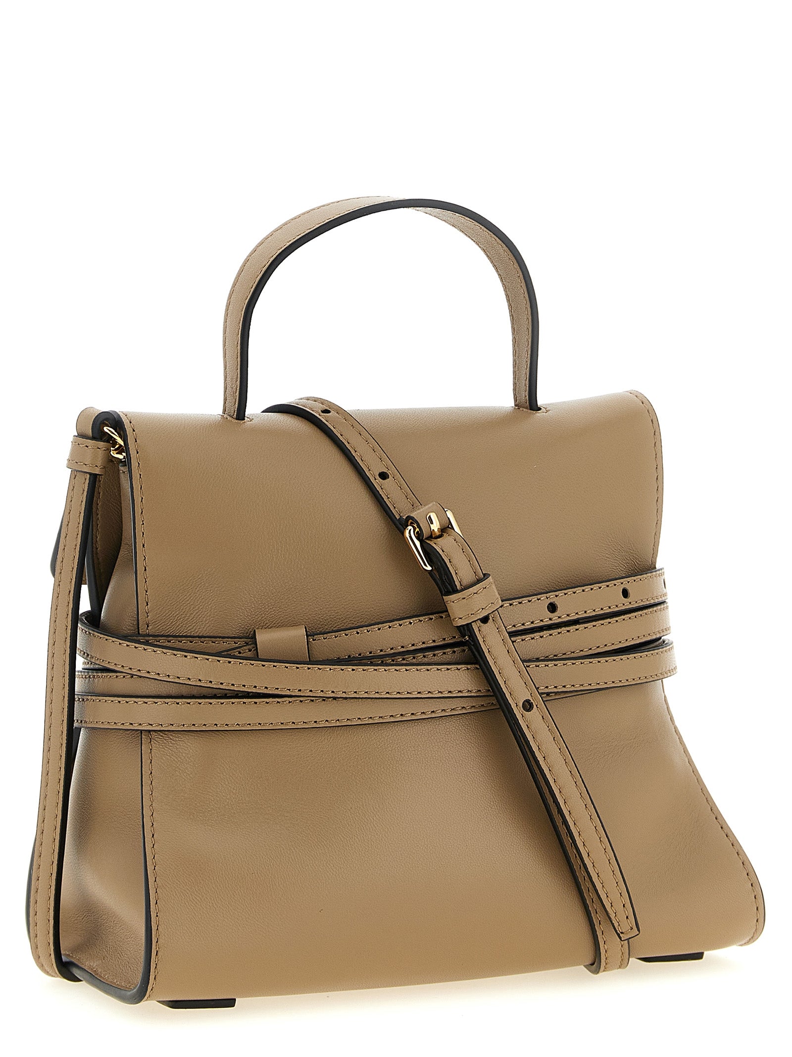 Moschino Beige Nappa Leather Handbag
