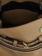 Moschino Beige Nappa Leather Handbag