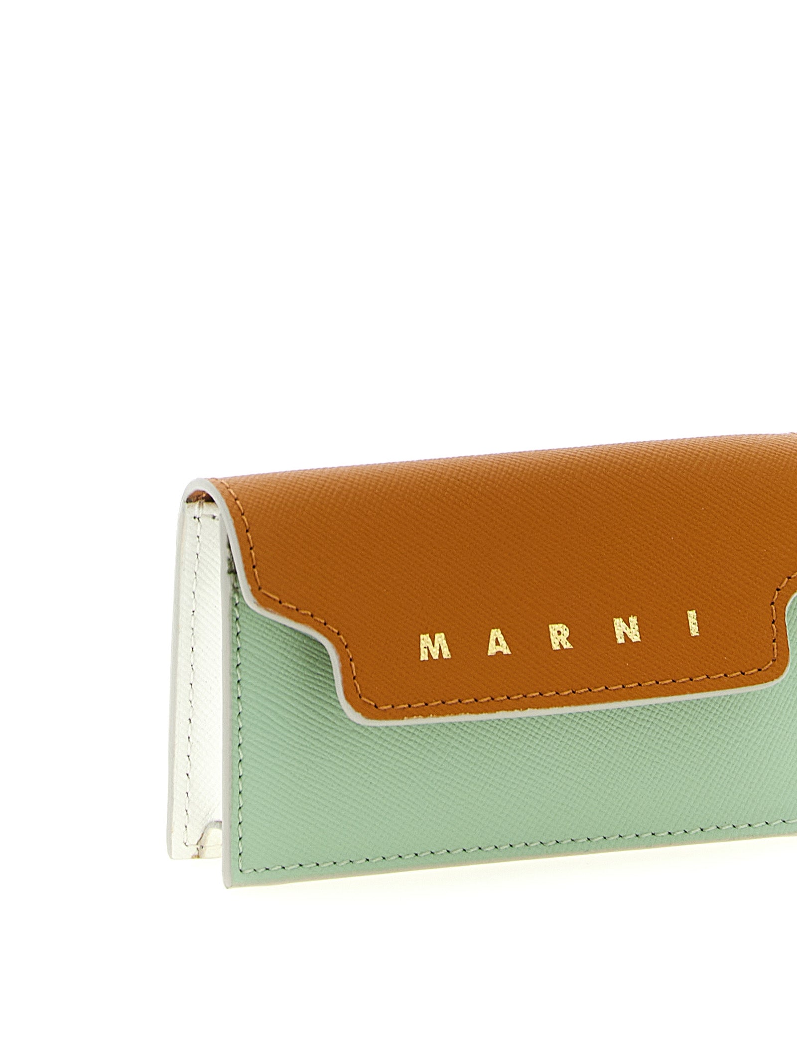 Marni Multicolor Saffiano Leather Cardholder