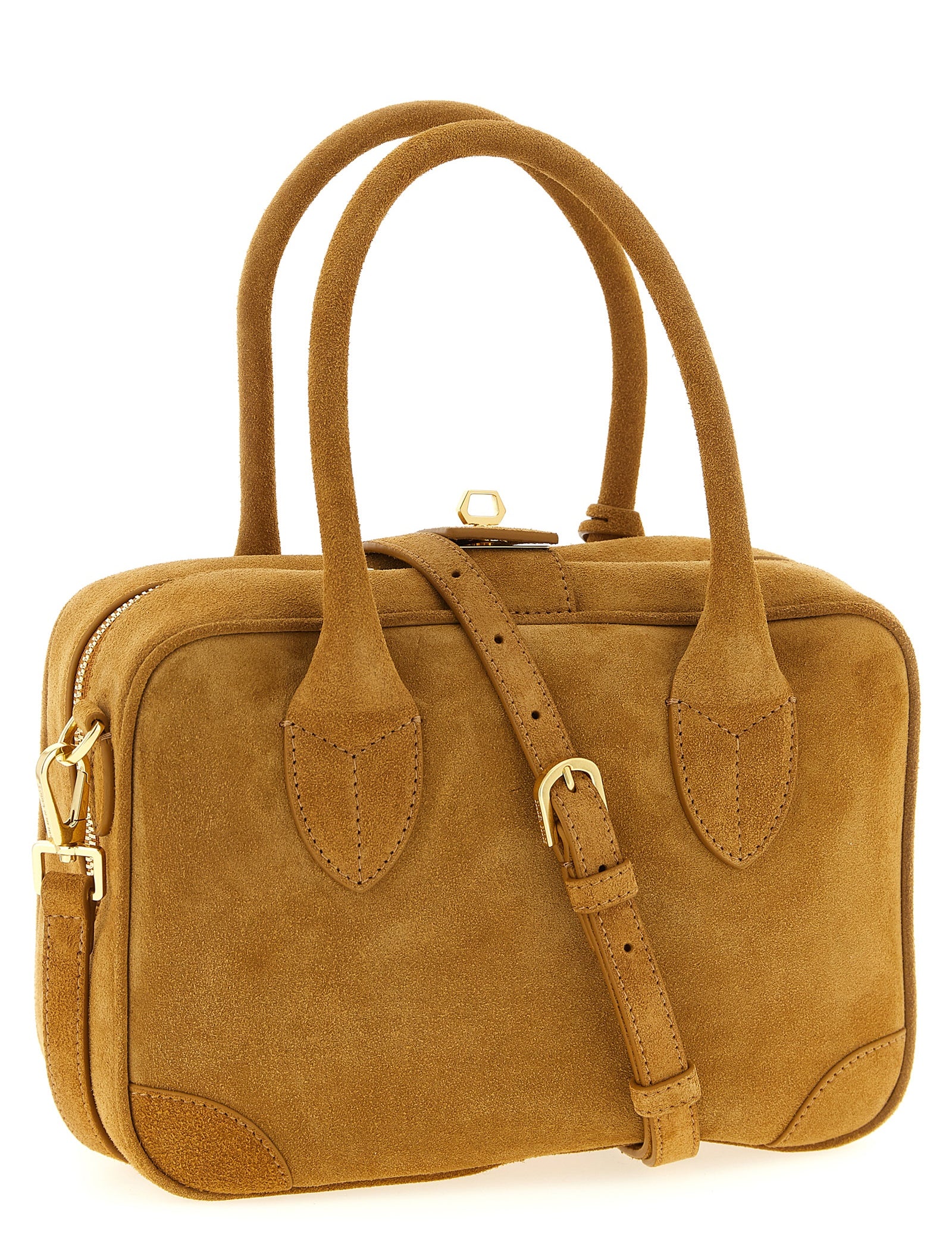 Golden Goose Beige Cowhide Handbag