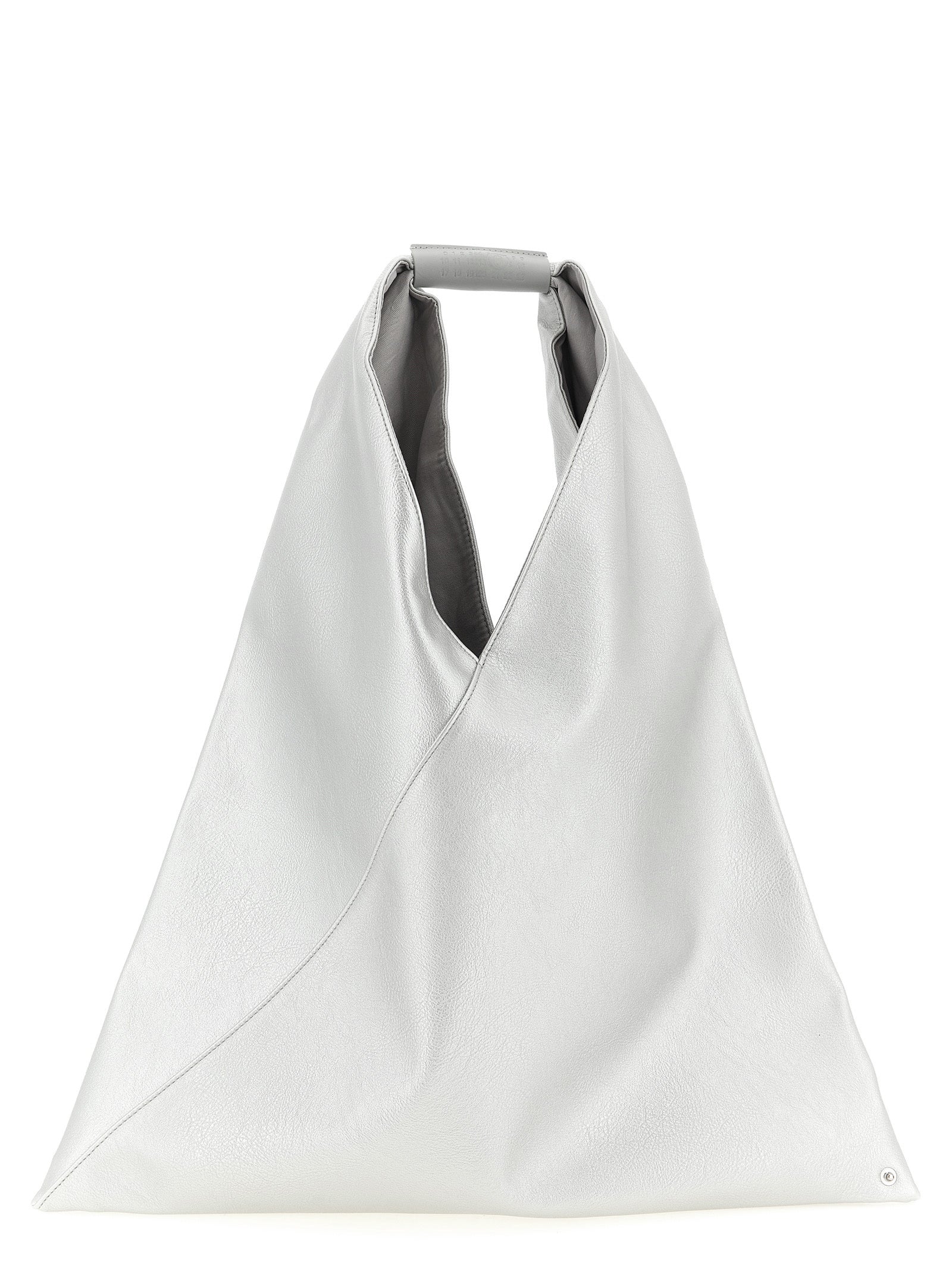 MM6 Maison Margiela Silver Polyurethane Handbag