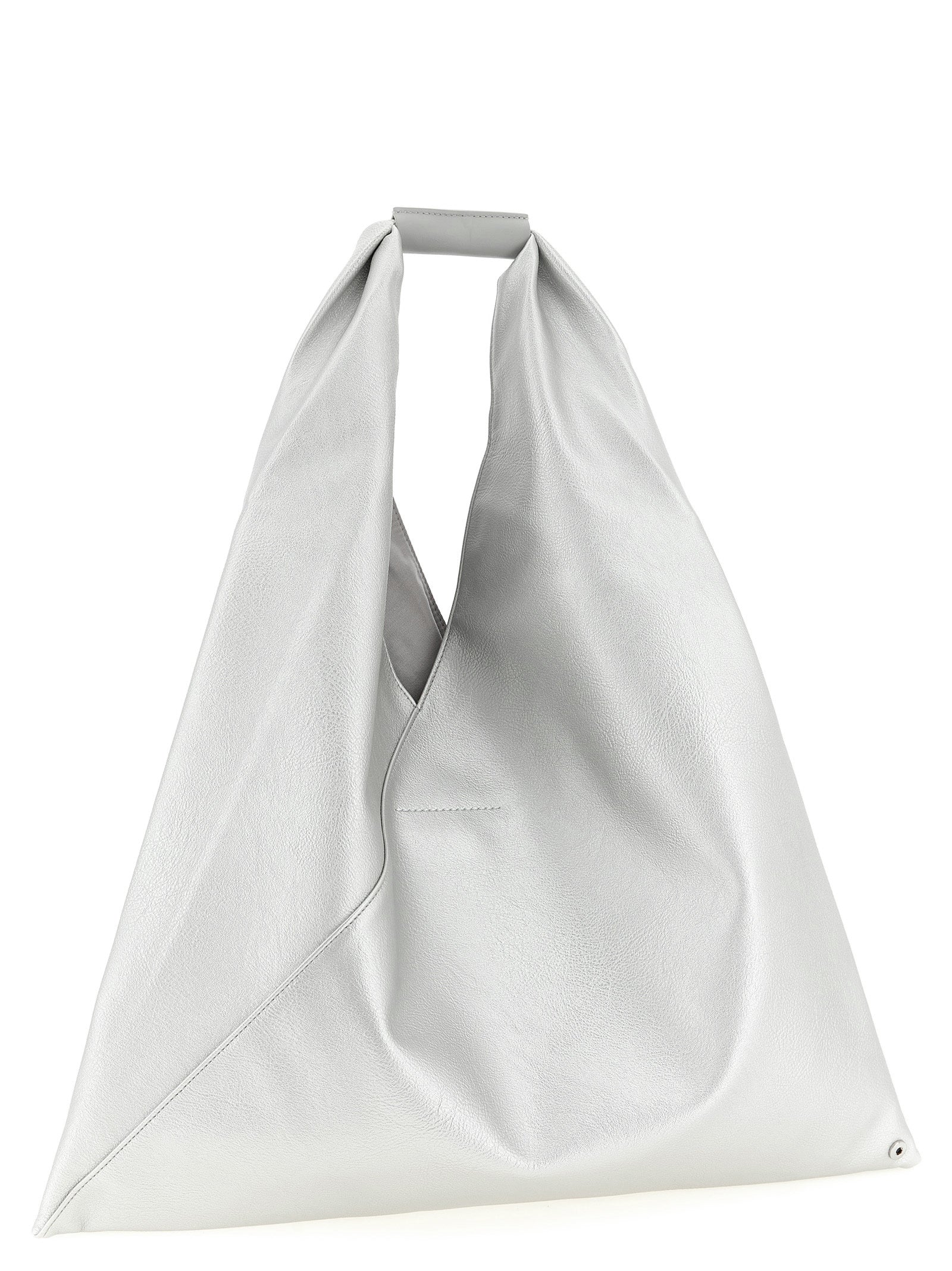 MM6 Maison Margiela Silver Polyurethane Handbag