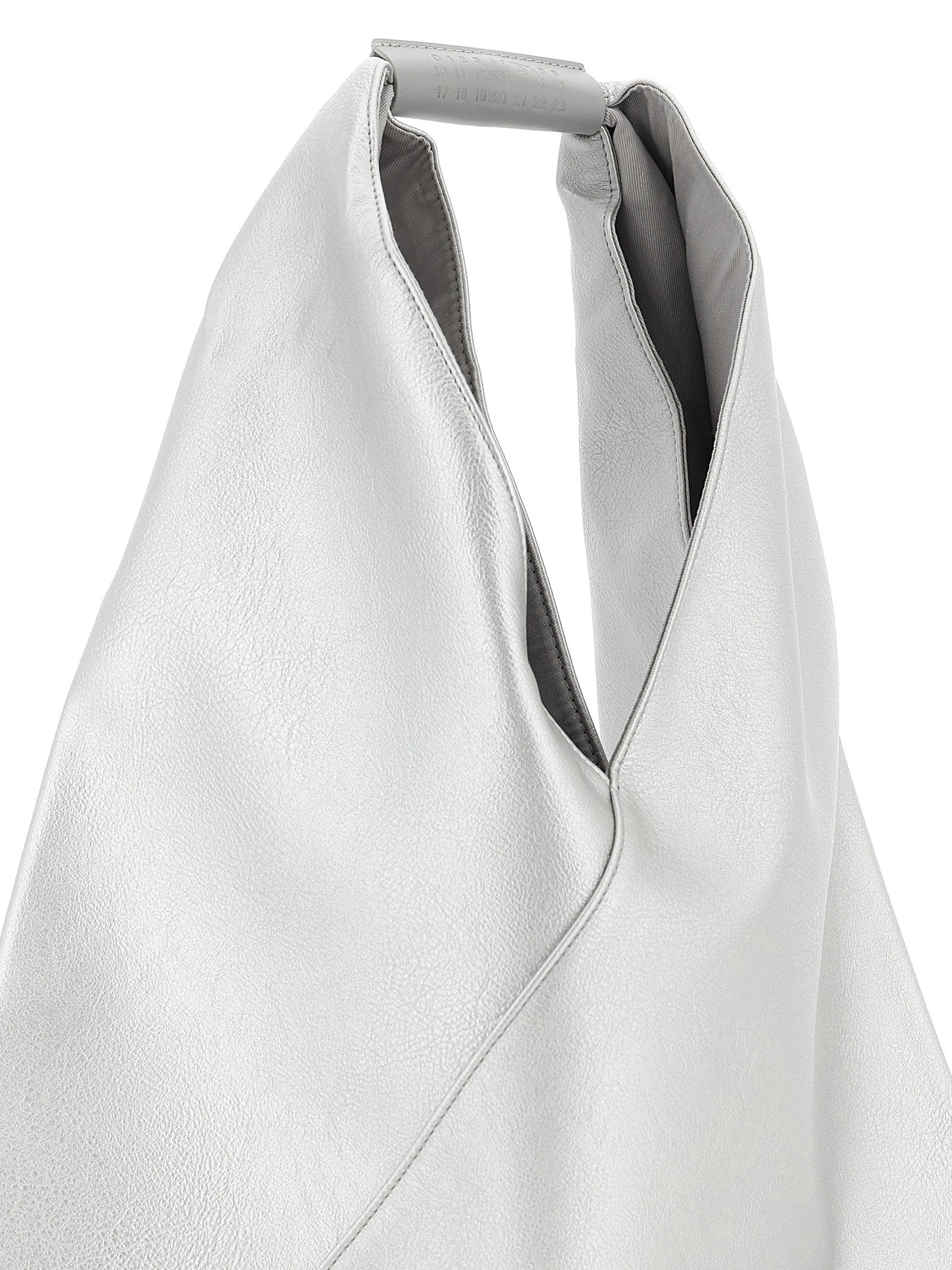 MM6 Maison Margiela Silver Polyurethane Handbag