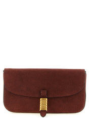 PINKO Bordeaux Cow Leather Shoulder Bag