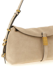 PINKO Beige Cow Leather Shoulder Bag