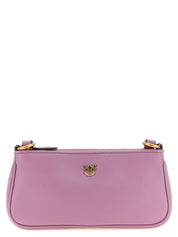 PINKO Pink Cow Leather Mini Crossbody Bag