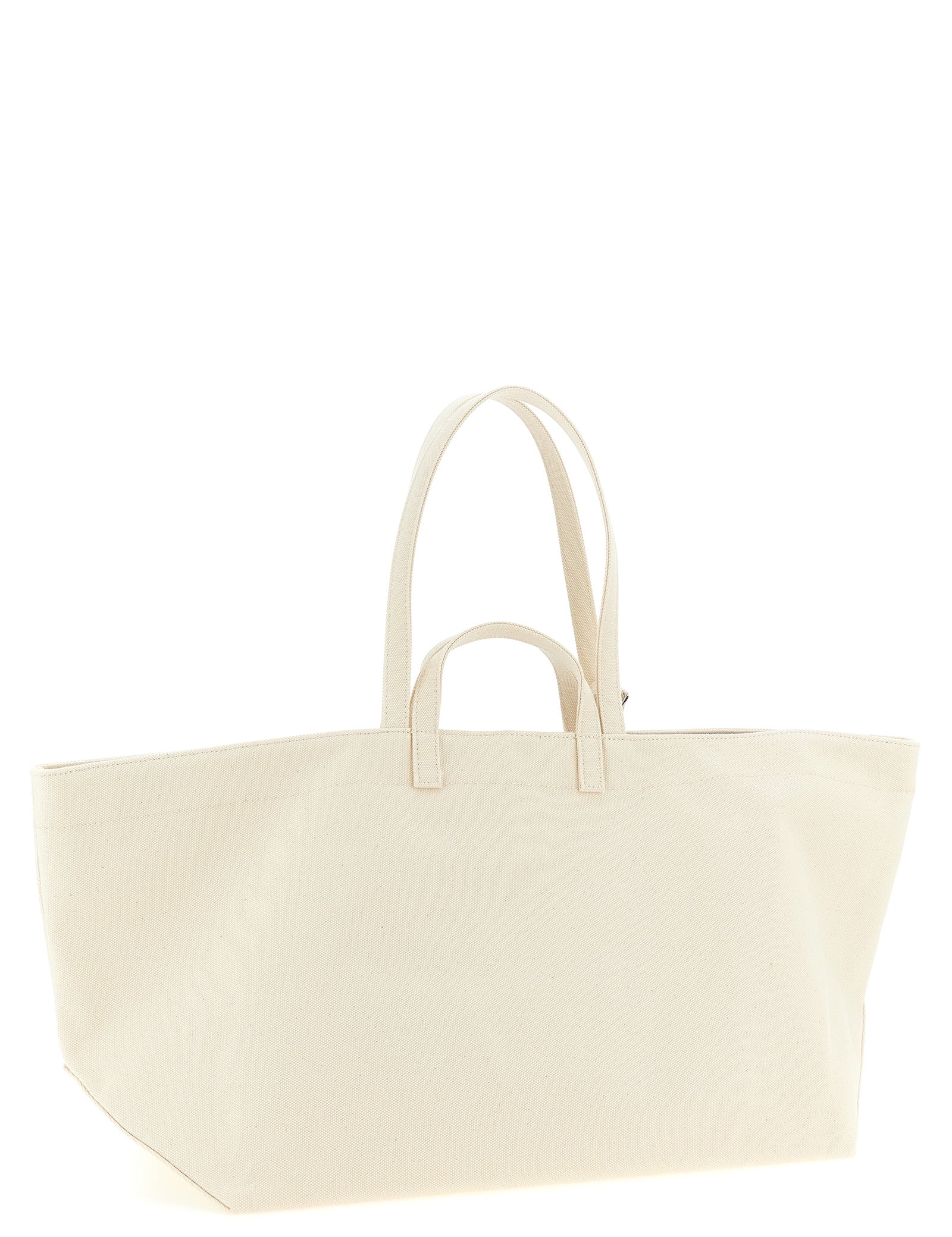 A.P.C. Beige Cotton Canvas Tote Bag