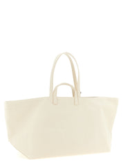 A.P.C. Beige Cotton Canvas Tote Bag