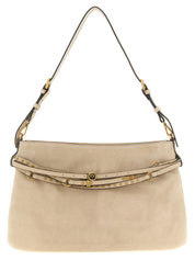 PINKO Beige Cow Leather Shoulder Bag