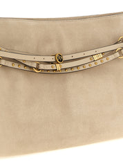 PINKO Beige Cow Leather Shoulder Bag