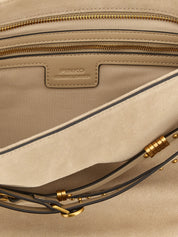 PINKO Beige Cow Leather Shoulder Bag