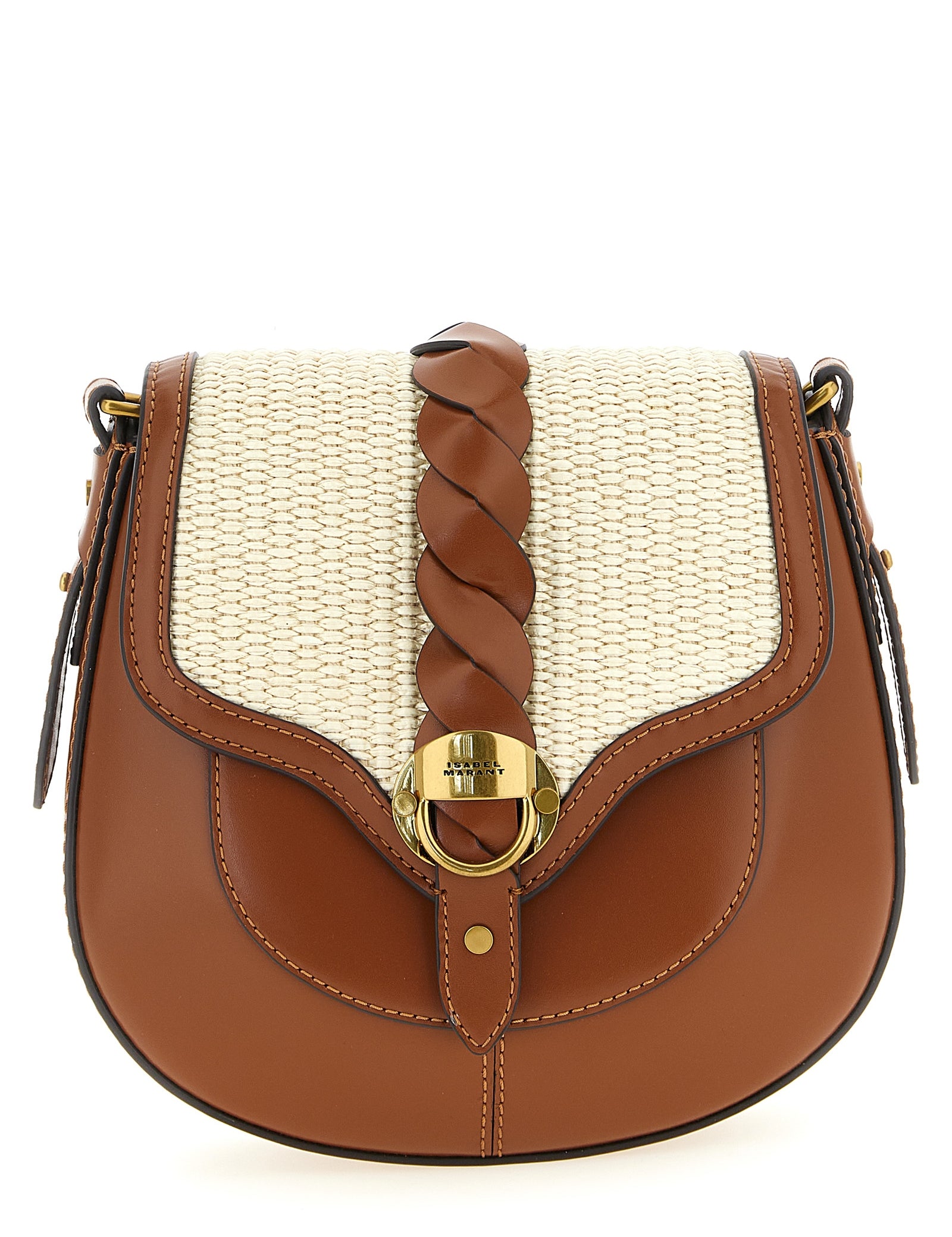 Isabel Marant Brown Calfskin Crossbody Bag